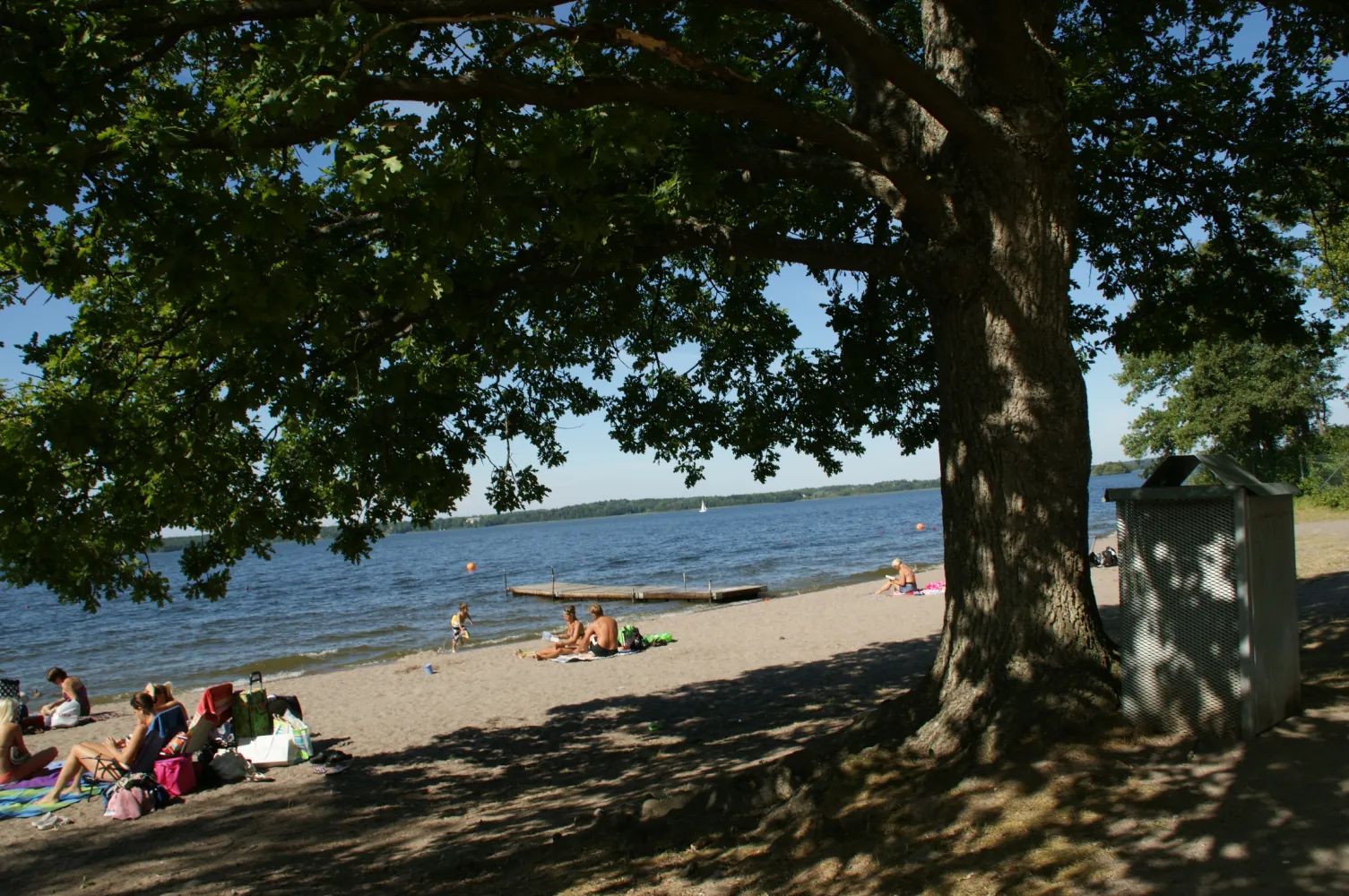 kallhallsbadet strand