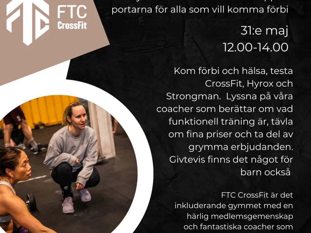 Affisch om öppet hus
