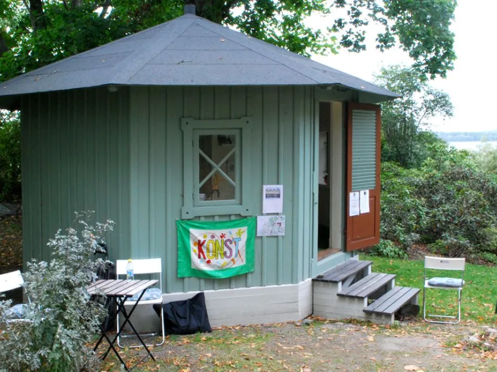Grönt litet hus