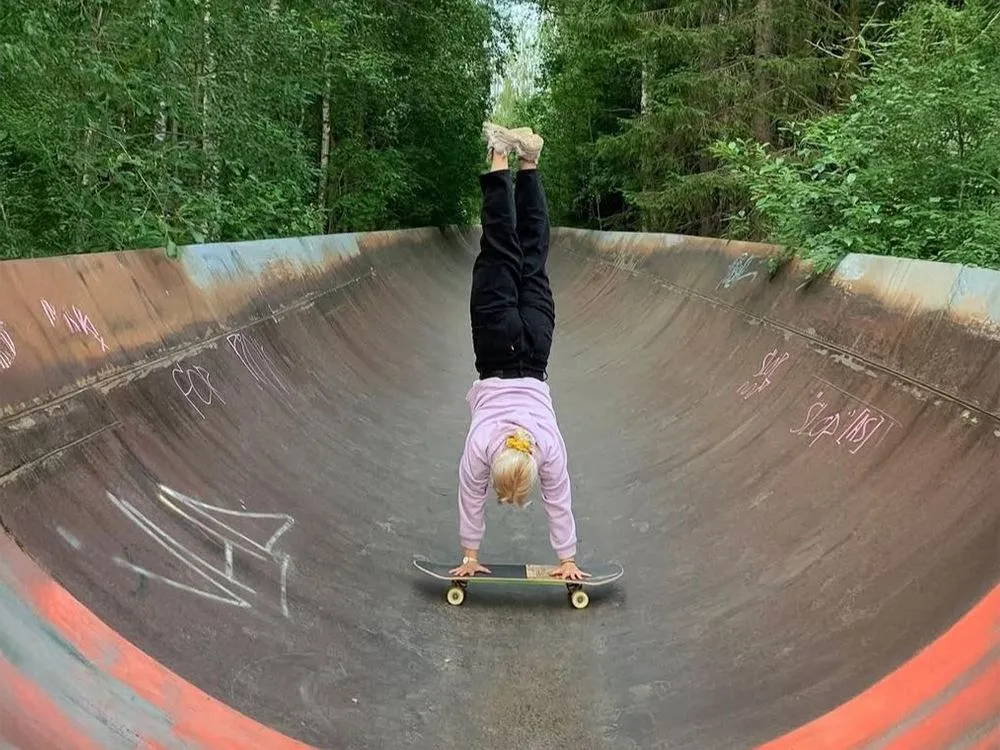 Gymnastik med Maja