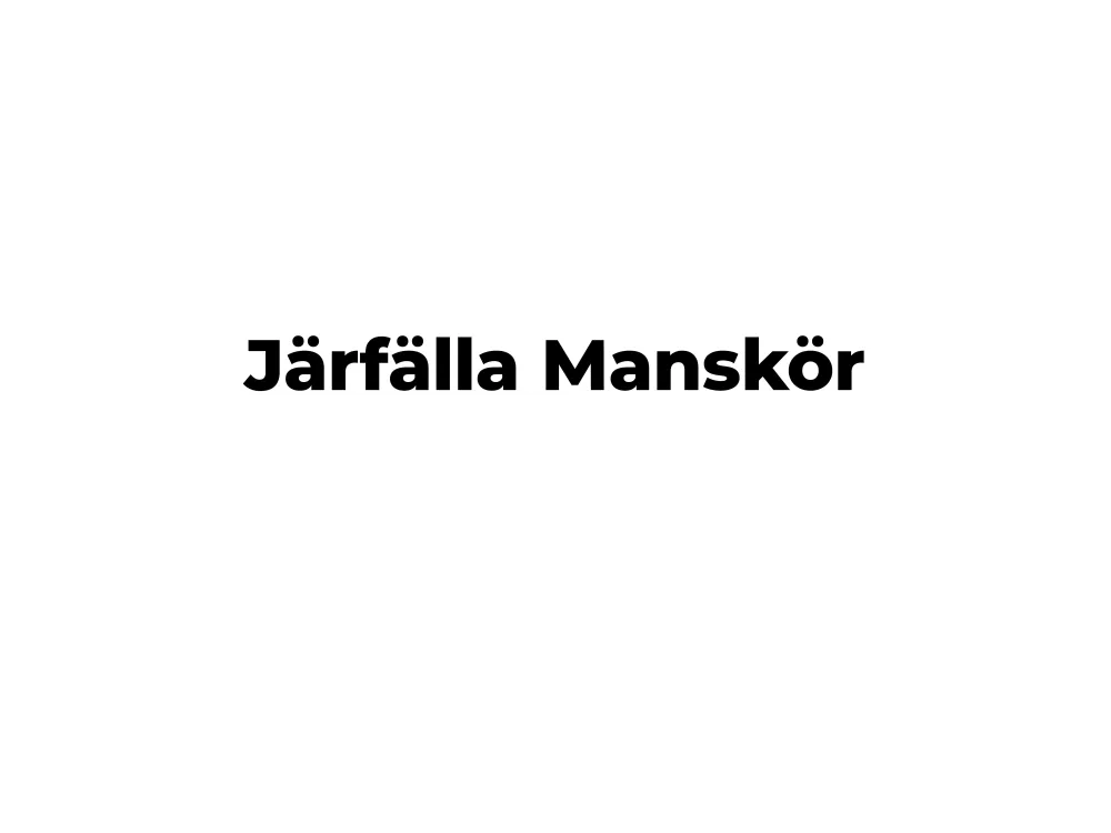 Järfälla Manskör