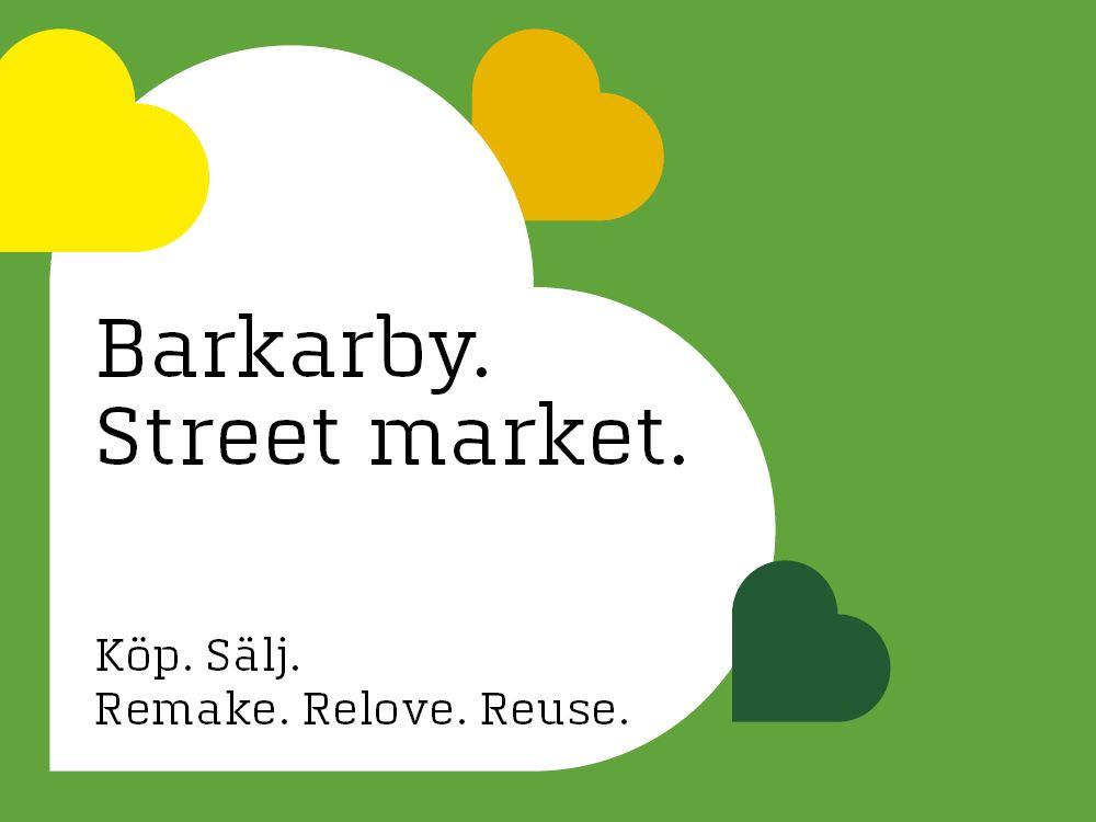 Text: Barkarby street market