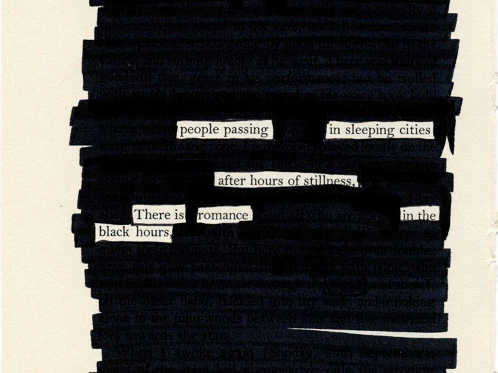 Black out poetry
