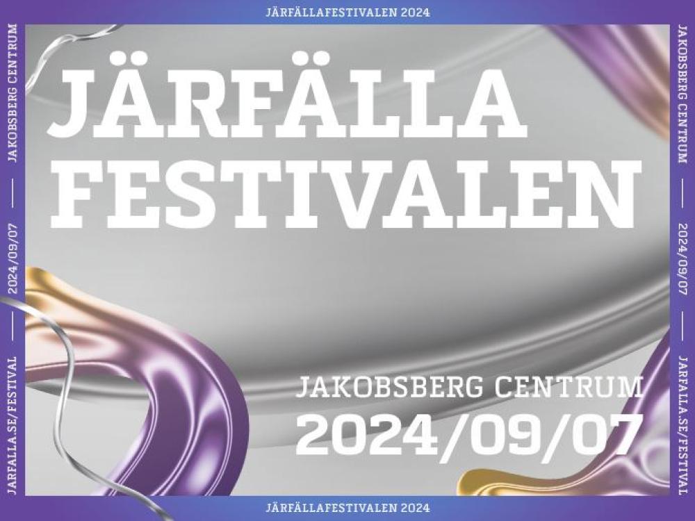 Järfällafestivalen är tillbaka den 7 september.